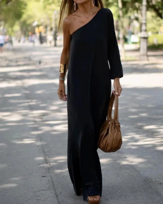 Aiden™ - Elegant One-Shoulder Dress