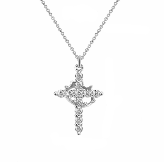 Cross Crown Necklace