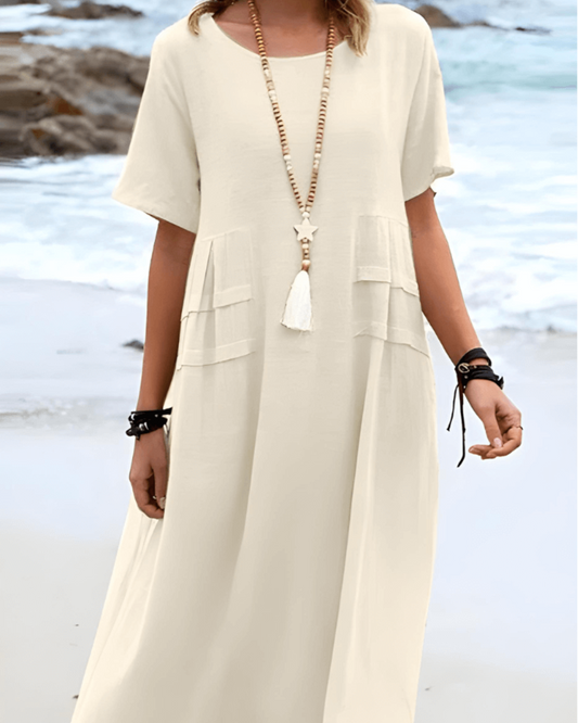 Aria™ - Summer Linen Dress