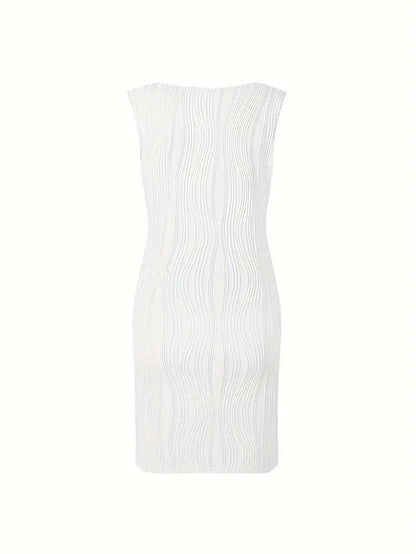 Alena | Striped Midi Dress