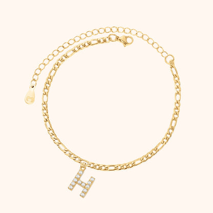 Amour Initial Anklet