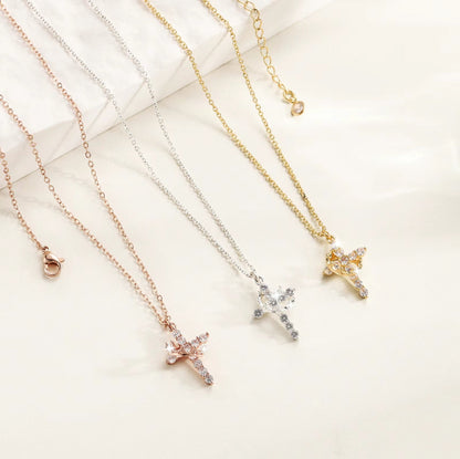 Cross Crown Necklace